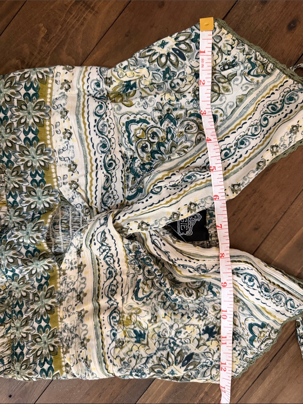 Angie Maxi Dress knotted cut out damask - Picture 10 of 16